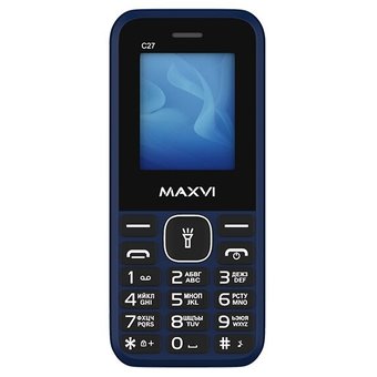  Мобильный телефон MAXVI C27 blue 