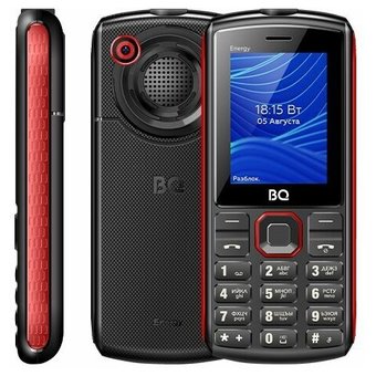  Мобильный телефон BQ 2452 Energy Black+Red 