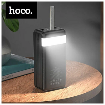  Аккумулятор внешний HOCO J86B Electric 22.5W fully compatible 60000mAh (чёрный) 