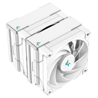  Кулер DEEPCOOL AK620 WH LGA20XX/1700/1200/115X/AM4 (8шт/кор, TDP 260W, PWM, DUAL Fan 120mm, 6 тепл. трубок, белый) RET 