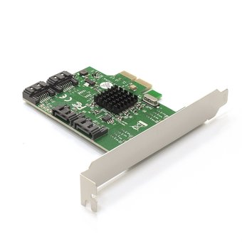  Контроллер ExeGate EXE-502 EX290924RUS (PCI-E 2.0, SATA3 RAID, 4 int.) 