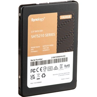  SSD SYNOLOGY SAT5210-1920G SATA 2.5" 1.92TB 6GB/S 