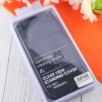  Чехол-книга Clear View WS для Samsung Galaxy M21 /M215 Black 