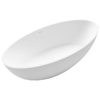  Ванна Gruppo Treesse Carezza V308BO 180x85x52h solid surface бел.мат. 