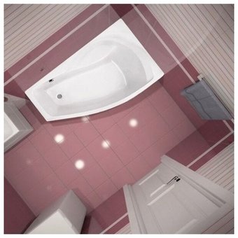  Ванна угловая SANTEK Майорка XL 1WH111990 160x95 DX белая 