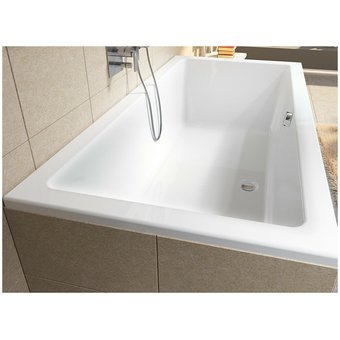  Ванна RIHO Lusso B015001005 (BA5900500000000) 190x80см без ножек и слива-перел. белая 