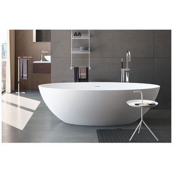  Ванна Gruppo Treesse Carezza V308BO 180x85x52h solid surface бел.мат. 