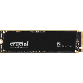  SSD Crucial P3 CT1000P3SSD8, 1000GB, M.2(22x80mm), NVMe, PCIe 3.0 x4, QLC, R/W 3500/3000MB/s 