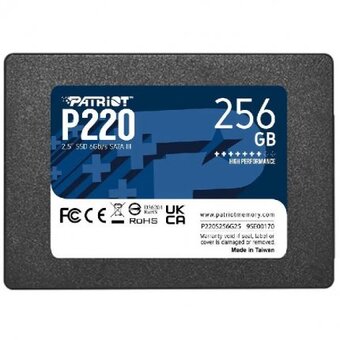  SSD Patriot P220 P220S256G25 SATA III 256Gb 2.5" 