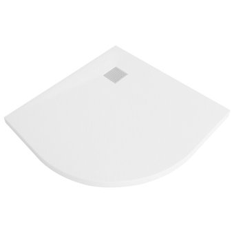  Душевой поддон WASSERKRAFT Leine 35T01 1/4круга 900x900x26h белый 