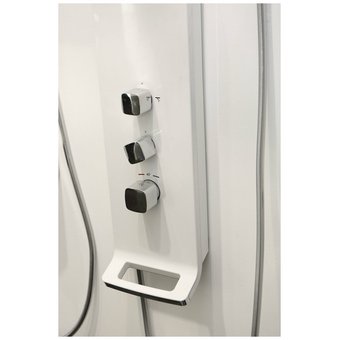  Душевая система Hansgrohe 27008400 raindance lift shower panel бел/хром 