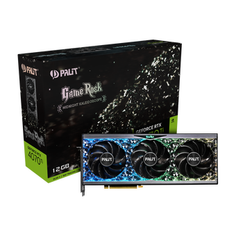 Видеокарта Palit Nvidia GeForce RTX 4070Ti Gamerock (NED407T019K9-1045G) 12288Mb, PCI-E 4.0, 192 GDDR6X 2310/21000 HDMIx1 DPx3 HDCP Ret 