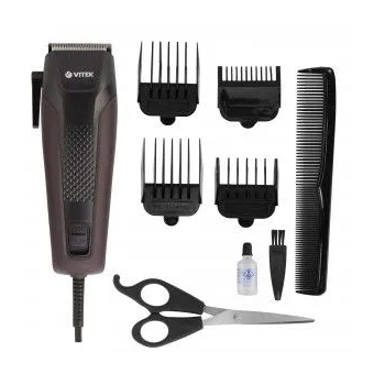  Машинка для стрижки Vitek VT-2581MC коричневый/черный 
