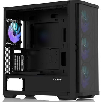  Корпус Zalman Z10 DUO MidiTower (ATX, black, window, 2xUSB3.0, 1xUSB 3.1 Type-C, 3x140mm ARGB, 1x120mm ARGB) 