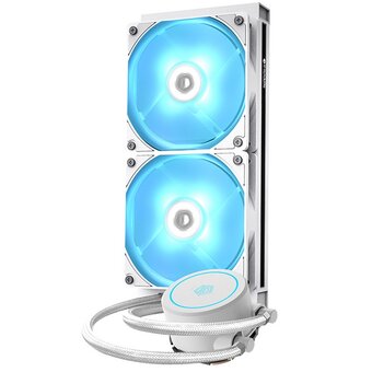  Система водяного охлаждения ID-Cooling Auraflow X 240 evo snow Soc-AM5/AM4/1151/1200/2066/1700 4-pin 18-35dB Al+Cu 250W LED Ret 