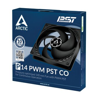  Вентилятор ARCTIC P14 PWM PST CO (ACFAN00126A) (black/black) - retail 