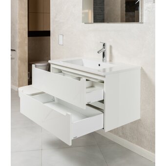  База под раковину SCAVOLINI Idro 71517016 IDRO подв. 2ящ 90x51x50h Bianco prestige scav028 lucido,корп.как фр,ящ.Bianco 
