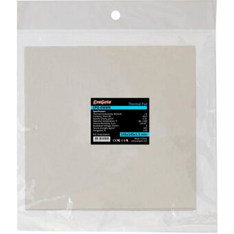  Термопрокладка ExeGate EPG-6WMK (145x145x1.5 mm, 6 Вт/(мК) 282358 