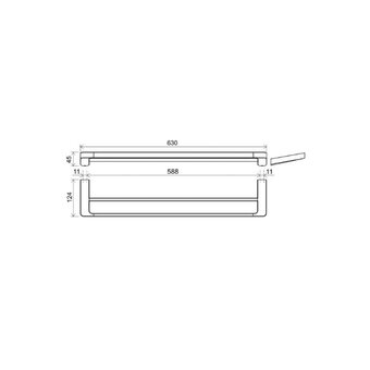  Полотенцедержатель RAVAK X07P326 TD 320.00 10град двойной 66см 