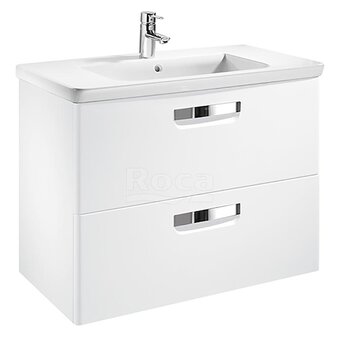  База под раковину ROCA The gap Z.RU93.0.273.2 подв 2 ящ. 77.7x41.2x60h бел руч.хр 