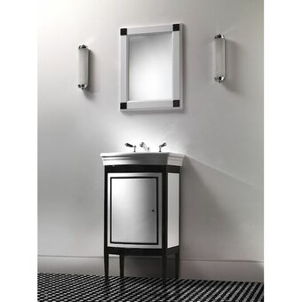  База под раковину DEVON&DEVON Harry junior EFHARRYJR/PW 1 дв. 53x40x83h SX pure white, руч.хром 