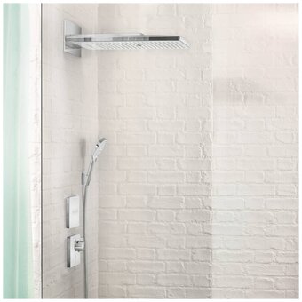  Верхний душ Hansgrohe 24001600 rainmaker select 580 3jet настенный черн/хром 