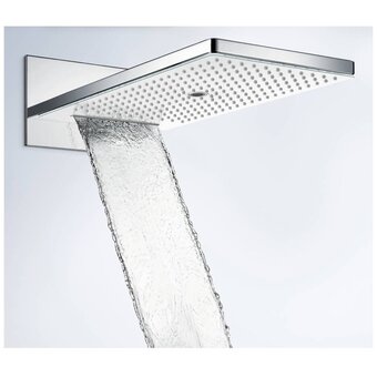  Верхний душ Hansgrohe 24001600 rainmaker select 580 3jet настенный черн/хром 