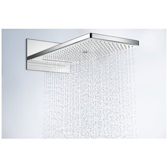  Верхний душ Hansgrohe 24001600 rainmaker select 580 3jet настенный черн/хром 