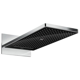  Верхний душ Hansgrohe 24001600 rainmaker select 580 3jet настенный черн/хром 