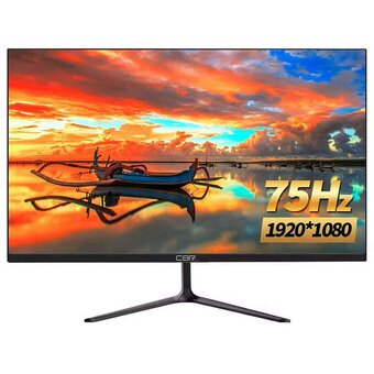  Монитор CBR MF-2403 (LCD-MF2403-OPC) 23,8" LCD VA безрамочный черный 