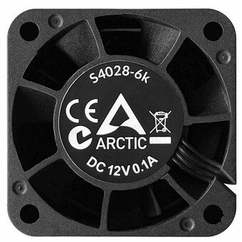  Вентилятор ARCTIC S4028-6K (ACFAN00273A) 5-Pack 250 - 6000 rpm Dual Ball Bearing 4-Pin Fan-Connector 