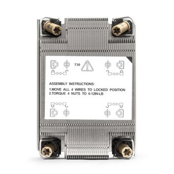  Кулер ExeGate ESNK-P0077P (EX293450RUS).1U.4189.Cu (Al+Cu, 1U, 3 тепл. трубки, LGA 4189, TDP 205W, 240г, на защелках, с термопастой, Retal box) 