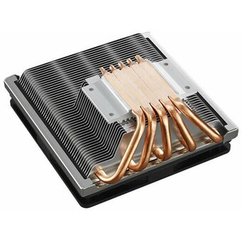 Кулер Cooler Master GeminII LED (RR-T520-16PK) (130W, 4-pin, 61.5mm, classic, Al/Cu, 1x120mm/50.43CFM/31dBA/1600rpm, 1366/115x/775/AM4/AM3+/AM 