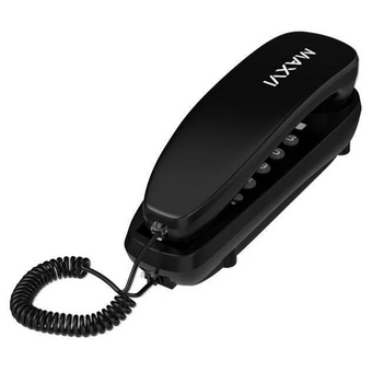  Проводной телефон Maxvi CS-01 black 