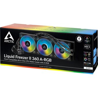  Жидкостная система охлаждения Arctic Cooling Liquid Freezer II-360 (ACFRE00101A) A-RGB Multi Compatible All-In-One CPU Water Cooler 
