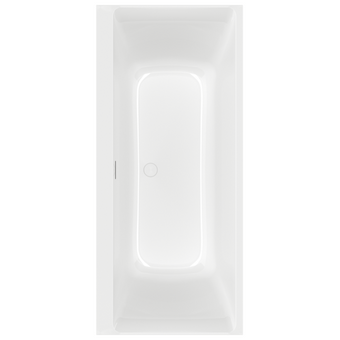  Ванна Villeroy & Boch Subway UBQ180SBW2DV-01 3.0 180х80см с ножками, с сл.-перел. хром/белый 