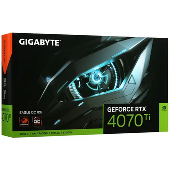  Видеокарта Gigabyte RTX4070Ti Eagle (GV-N407TEAGLE OC-12GD) OC 12GB GDDR6X 2625/21000 HDMIx1 DPx3 HDCP 