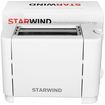  Тостер Starwind ST1100 белый/белый 