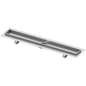  Дренажный канал TECE Drainline 600900 с прокладкой и резиновой манжетой 90см сталь 
