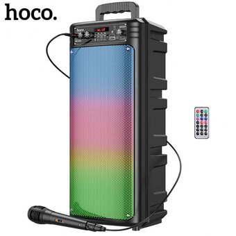  УЦ Портативная колонка HOCO BS52 Billowing outdoor BT speaker (черный) (плохая упаковка) 