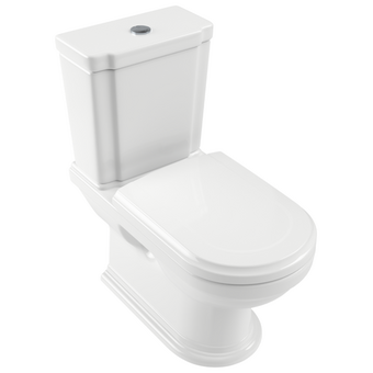  Унитаз Villeroy & Boch Hommage 666210R1 слив гориз. белый Альпин с крепл. 