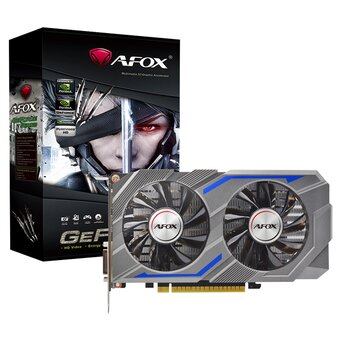  Видеокарта AFOX Geforce GTX1650 (AF1650-4096D6H1-V4) 4GB GDDR6 128BIT DP DVI HDMI ATX Dual Fan Retail Pack 