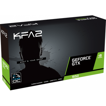  Видеокарта KFA2 GTX1650 4GB GDDR5 GTX 1650 EX Black 4G (65SQH8DS08EK) 