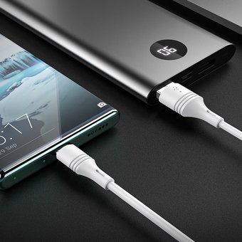  Дата-кабель BOROFONE BX43 CoolJoy Type-C 1м (белый) 