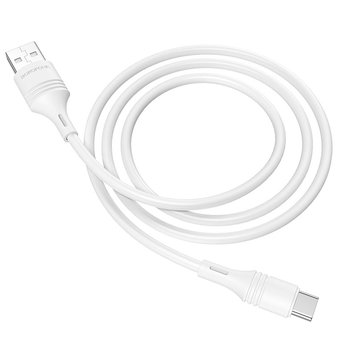  Дата-кабель BOROFONE BX43 CoolJoy Type-C 1м (белый) 