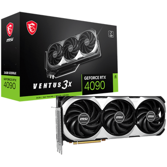  Видеокарта MSI Nvidia GeForce RTX 4090 (RTX 4090 VENTUS 3X 24G) PCI-E 4.0 24576Mb 384 GDDR6X 2520/21000 HDMIx1 DPx3 HDCP Ret 