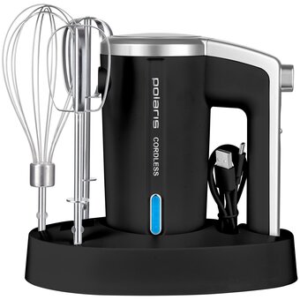  Миксер ручной Polaris PHM 2024 CordLess черный 