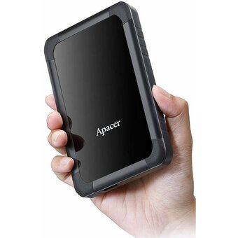  Внешний HDD Apacer AC532 AP1TBAC532B-1 2.5" 1TB USB 3.1, Shockproof, Win/Mac/Linux, Black 