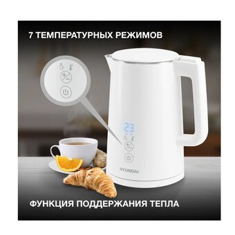  Электрочайник Hyundai HYK-S5508 белый 