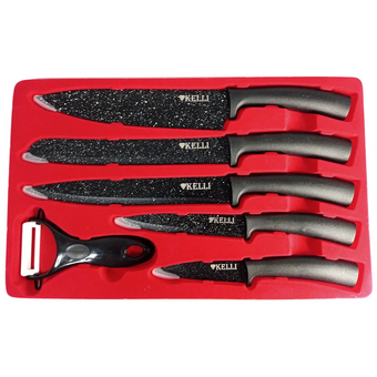  Набор ножей KELLI KL-2031 6предметов (1х10) 